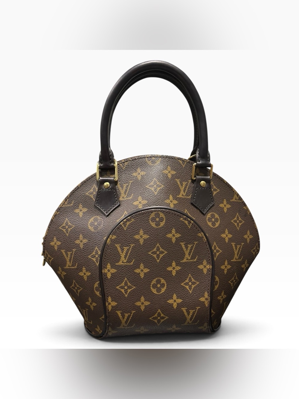 Vintage Black/Monogram Louis Vuitton Ellipse MM M51126